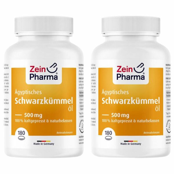 Schwarzkümmelöl Kapseln 500 mg ZeinPharma