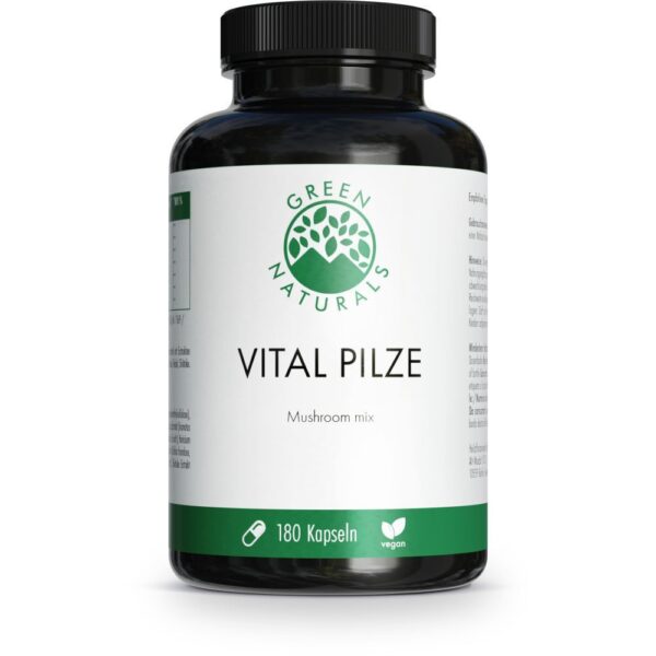 Green Naturals Vital Pilze Cordyceps Reishi vegan