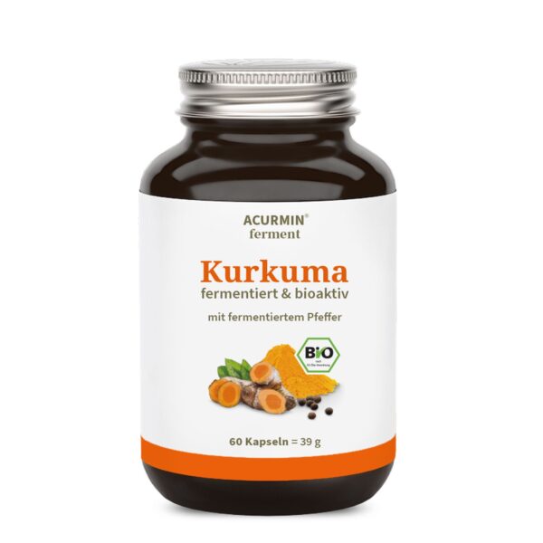 Acurmin® ferment BIO Kurkuma Kapseln - fermentiert und bioaktiv